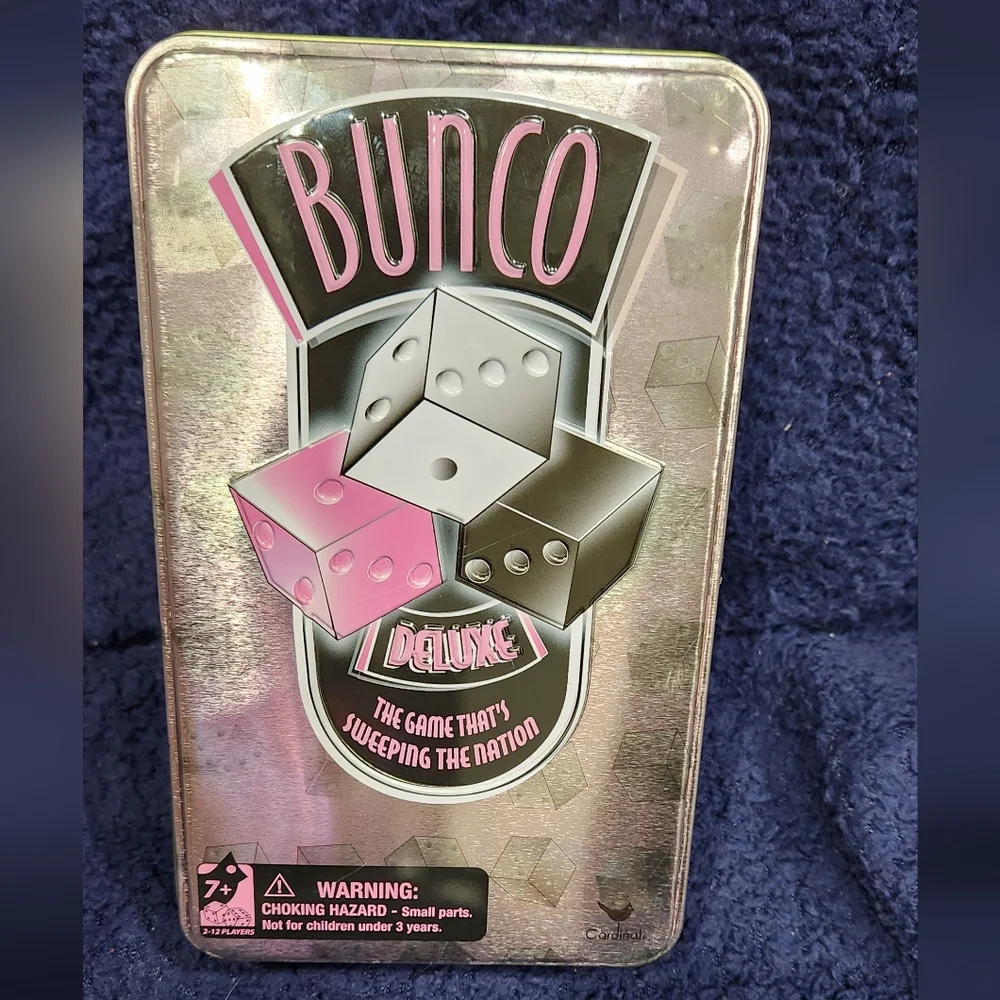 Bunco Deluxe dice game in tin